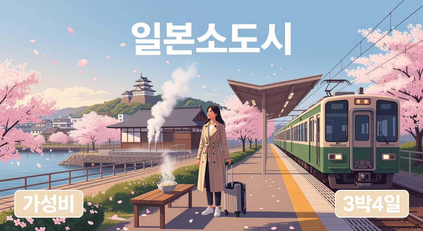 일본 소도시 가성비 여행 — 3박4일 추천 코스 총정리