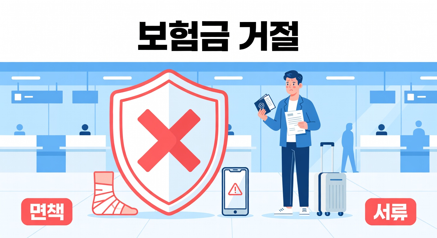 여행자보험 보상 안 되는 경우 총정리 — 청구 전 꼭 확인할 12가지